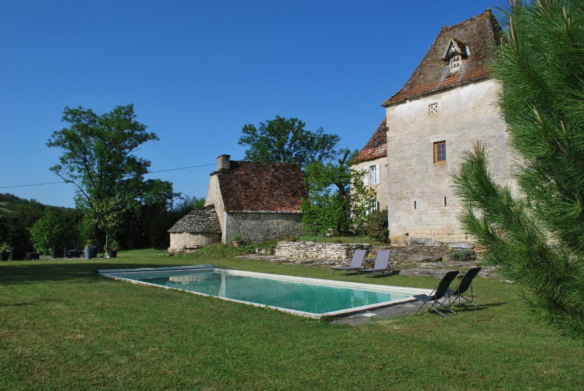La Ferme De Roquedure Hotel Montfaucon  ภายนอก รูปภาพ